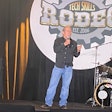 Rusty Rush talking at Tech Skills Rodeo