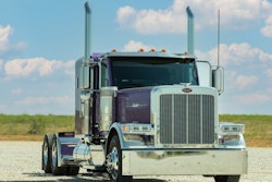 Peterbilt Model 589 with new headlights
