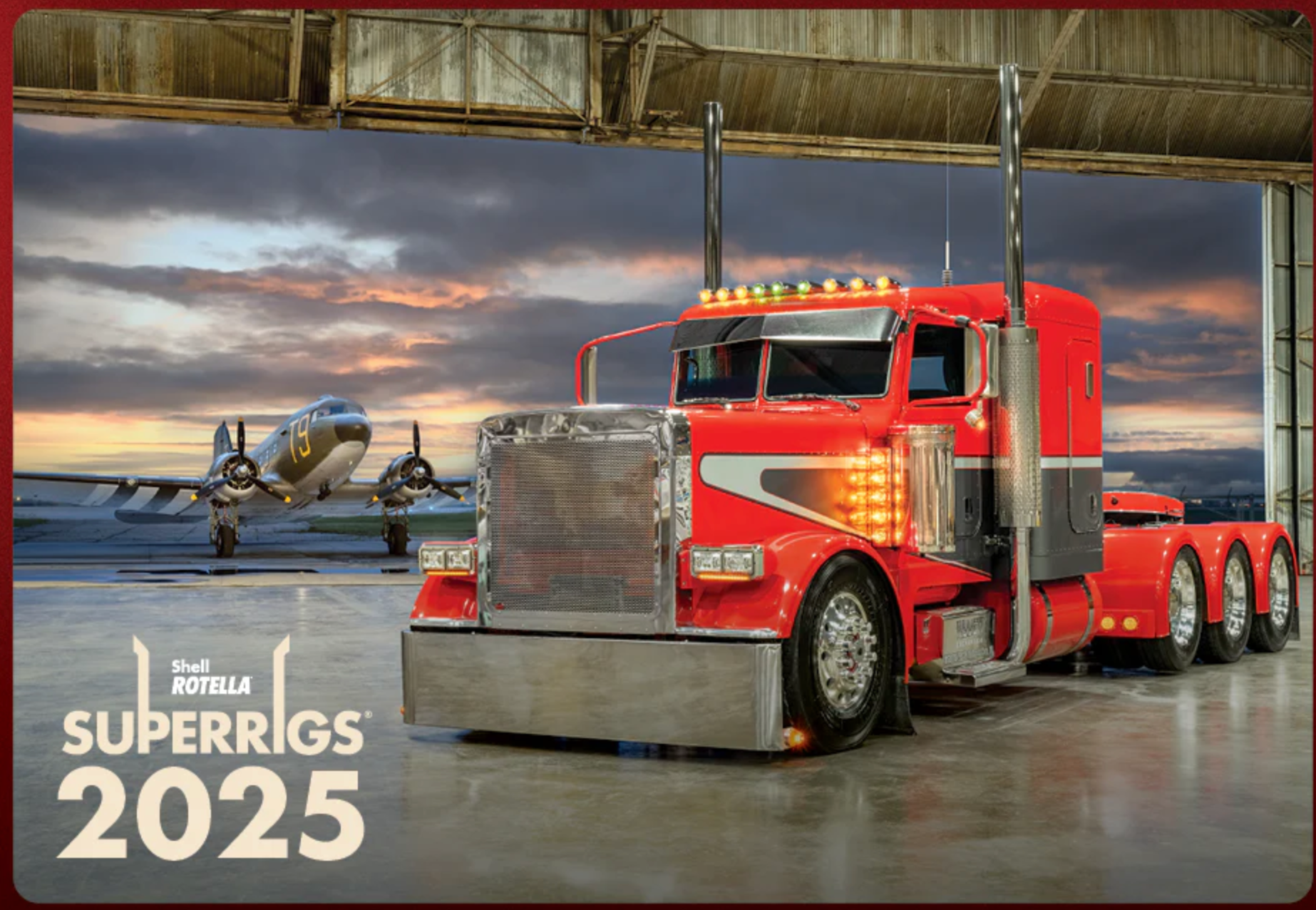2025 Shell Rotella SuperRigs calendar