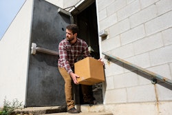Employee theft sneaking box out of package