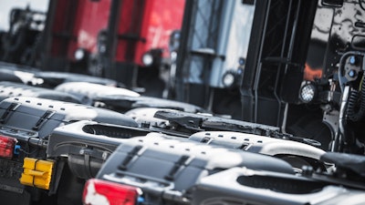 Trucks from behind image