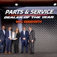 Kenworth Parts and Service Dealer of the Year