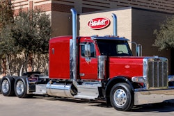 Peterbilt Model 589 milestone truck
