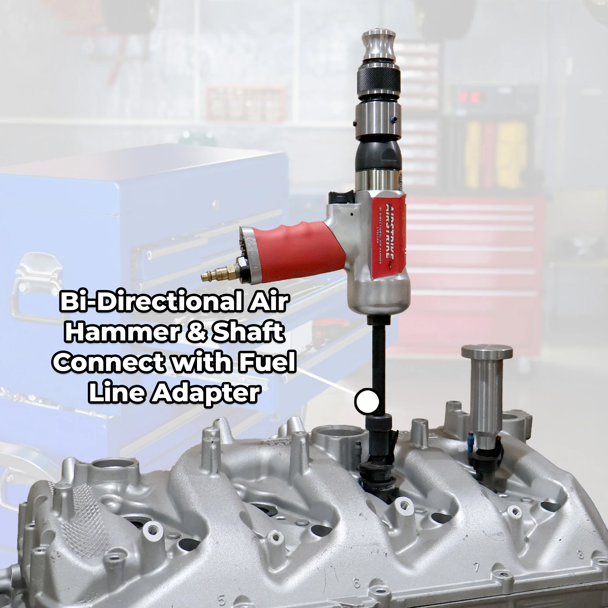 ProMAXX air hammer powered fuel injector tool