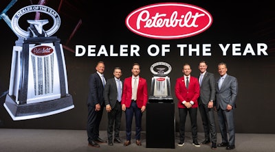 Peterbilt recognizing its 2024 North American Dealer Group of the Year, The Pete Store