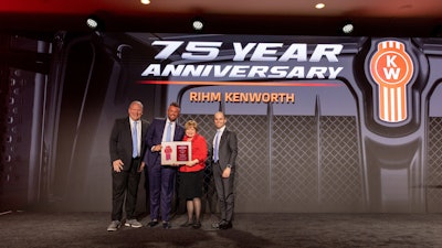 Rihm Kenworth's 75-year anniversary with Kenworth