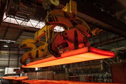 Production of a steel swife in a mill