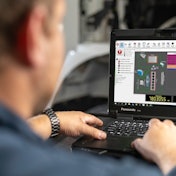 Noregon technician checking a coolant system