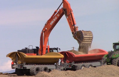 Transworld Equipment selling a dump trailer