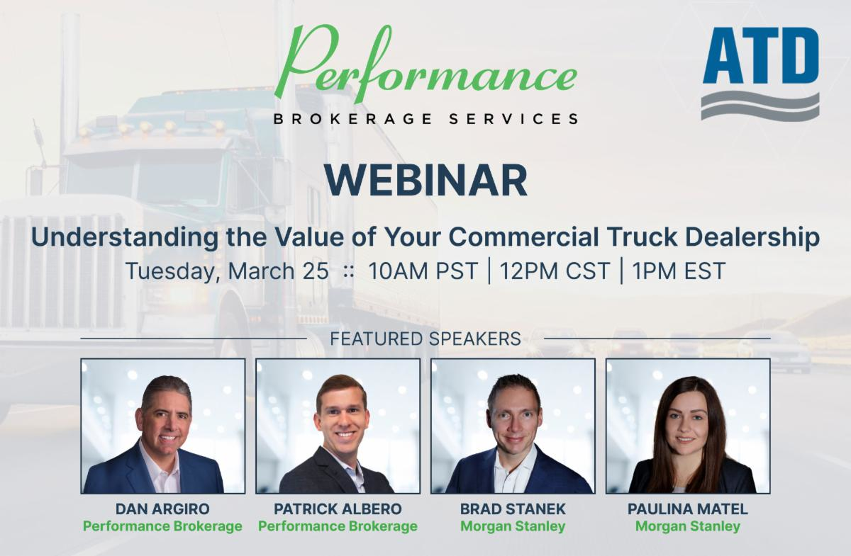 ATD dealership valuation webinar