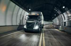 All-new Volvo VNR 300 in a tunnel