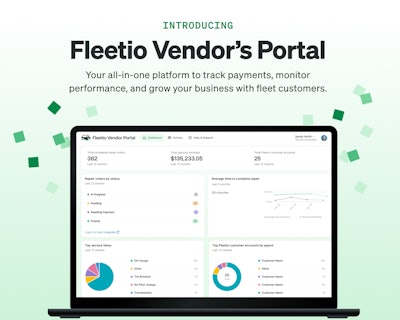 Fleetio Vendor Portal screenshot and description