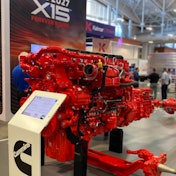Cummins X15 engine on site at TMC