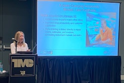 Kristy Coffman of Mitchell 1 speaks at TMC