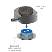 A diagram showing the Eaton battery vent valve