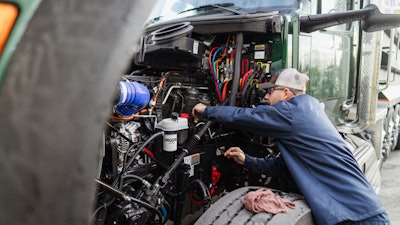 Peterbilt technician from Transition Overwatch