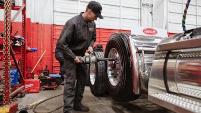 Peterbilt technician from Transition Overwatch