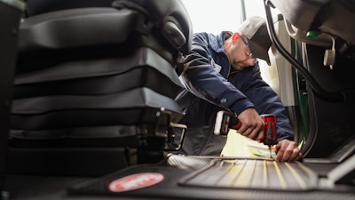 Peterbilt technician from Transition Overwatch