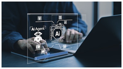 Ai Chatbot Helping User At Computer