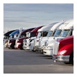 Group Of Trucks Parked