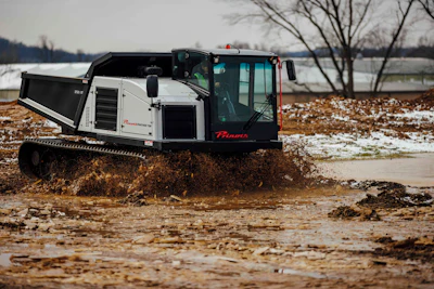 Prinoth&rsquo;s new Panther T9R rotating, compact crawler carrier