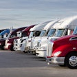 Group Of Trucks Parked