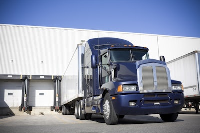 Truck At Loading Dock