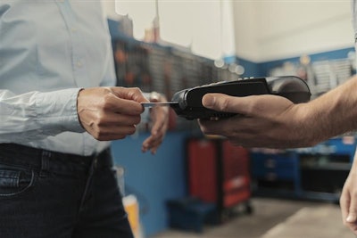 Credit Card In Shop