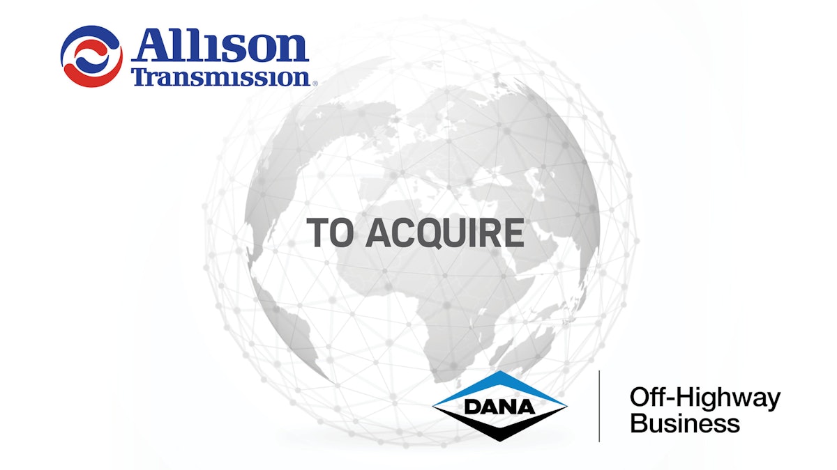 Allison buys Dana's off-highway business