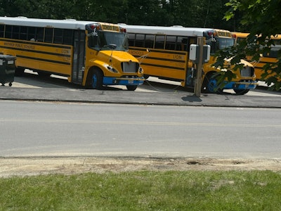 Winthrop Public Schools purchased Lion Electric school buses (pictured above) with EPA funding. They've since been decommissioned due to a number of unresolved technical and safety concerns.