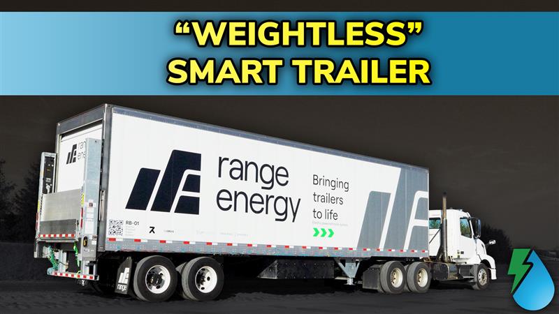 Range Energy's new e-trailer has its own electric motor, large onboard battery, and intelligent control systems that perhaps makes it the most advanced trailer to date.
