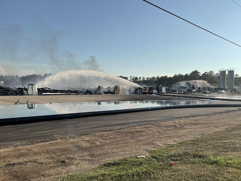 Crews battle massive blaze at Smitty's Supply plant | Trucks, Parts ...