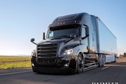 R&B singer Angie Stone's children claim a Freightliner Cascadia, similar to this one, operated by CRST, malfunctioned, leading to the death of their mother, 63, in a crash earlier this year.