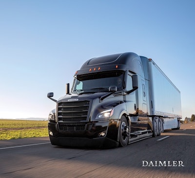 R&B singer Angie Stone's children claim a Freightliner Cascadia, similar to this one, operated by CRST, malfunctioned, leading to the death of their mother, 63, in a crash earlier this year.