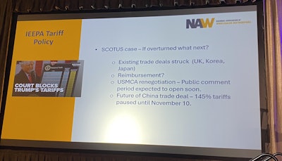 A summary from NAW's Brian Wild on what to expect if the Supreme Court rules against President Donald J. Trump's IEEPA tariffs.