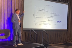 Phillips Industries' Dan Forthoffer speaks about the technology adoption curve during the CVSN Summit Wednesday in Washington, D.C.