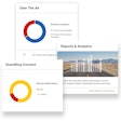 Mack Trucks can show customers alerts for service on the truck, color-coding them by urgency.