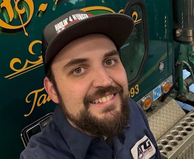 Collin Hunt will compete in the Daimler Truck North America tech competition this month in Michigan.