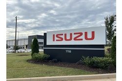 Isuzu corporate sign