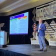 ACT Research President and Senior Analyst Ken Vieth speaks on the U.S. economy and trucking conditions during the NTDA Convention Wednesday in Tucson, Ariz.