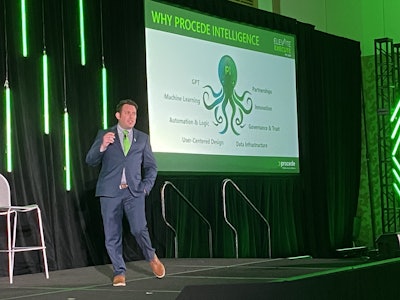 Procede Operations Manager Nicholas Bashenow shares the many features of the newly released Procede Intelligence during the 2025 Procede Software Conference (PSC) Tuesday in San Diego.