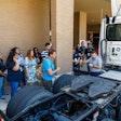Attendees at Heavy Duty Education Week 2024 in Dallas listen to an instructor detailing vehicle components during a GenFirst course.