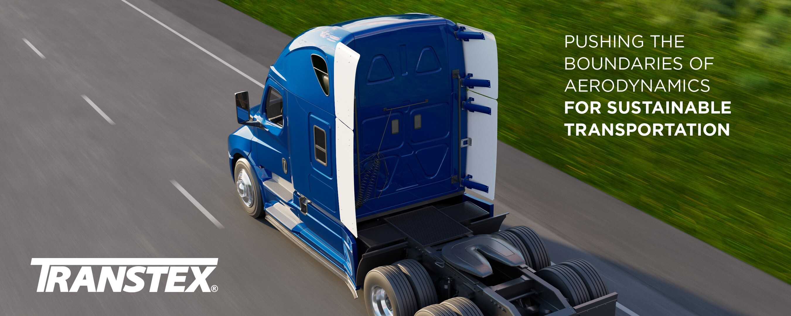 Transtex introduces new aerodynamic cab extender fairings.