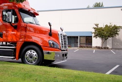 Truck In Front Of Dealership