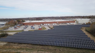 Bendix turned on a second solar array at its Huntington, Indiana, campus. This one is at the Bendix Distribution Center.