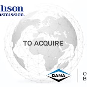 Allison Transmission's deal to acquire Dana's off-highway business cleared regulatory approvals, the companies say.