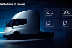 Tesla's updated Semi features an updated headlight design and front bumper, a restyled wraparound windshield, and improved aerodynamics.