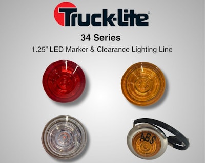The Truck-Lite 34 Series lights for specialty trailers are now available for specification or through parts distributors.