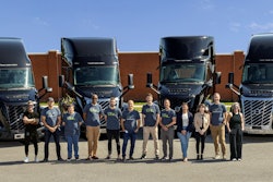 The design team for the all-new Volvo VNL, from left, are Raleigh Haire, industrial designer; Christian Christensen, industrial designer; Morris Jeffreys, user experience designer; Michael Lawrence, chief user experience designer; Matt Kulczycki, senior visualization designer; Alexandre Henriques, chief exterior designer; Ian Anderson, senior industrial designer; Brian Balicki, head of design; Oana Mihai, graphic designer; Ainsley Carter, user experience designer; Jason Dabel, chief interior designer; and Brooke Elliott, senior color material and finish designer.