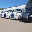 White And Black Used Trucks In Row